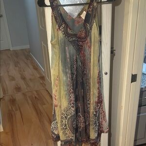 Ingear Multicolor Boho Midi Dress